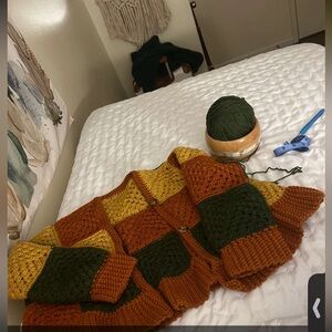 Colorful Patchwork Cardigan